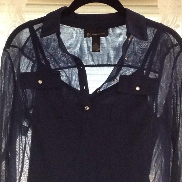 INC International Concepts Tops - INC blue top INC International Concepts Tops - INC blue top